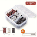 Nail Art Sanding Ring Cuticle Grinder Grinding Head Tool Nail Sanding Tool Qme Brown white black