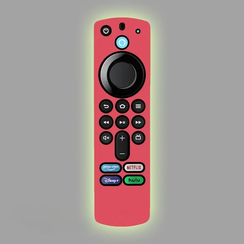 Silicone Case for Fire TV Stick 4K MAX Remote L5B83G – 6 Colors Remote Control Case Qme Red