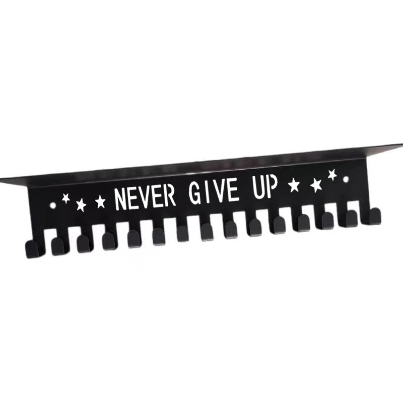 Wall Mounted Metal Medal Display Rack – Large Capacity Hanger Medal Display Rack Qst