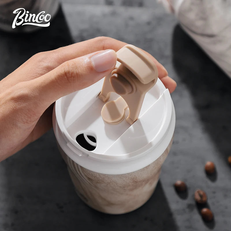 Bincoo 280ml/500ml Insulated Stainless Steel Travel Coffee Cup Insulated Travel Cup Qst
