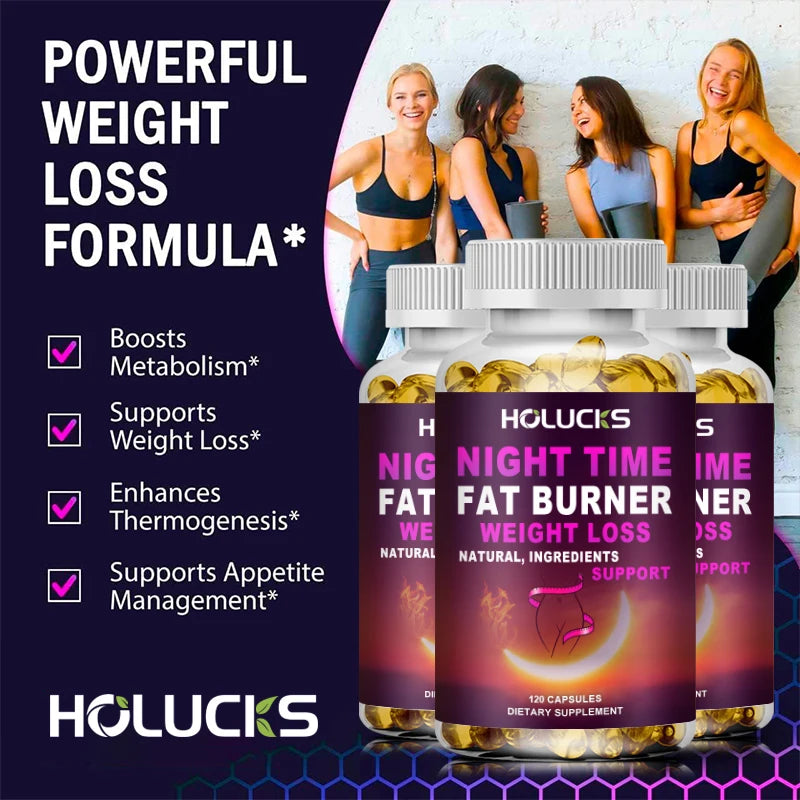 Yimiduk Nighttime Metabolism Support Supplement – 120 Caps Nighttime Supplement Qst