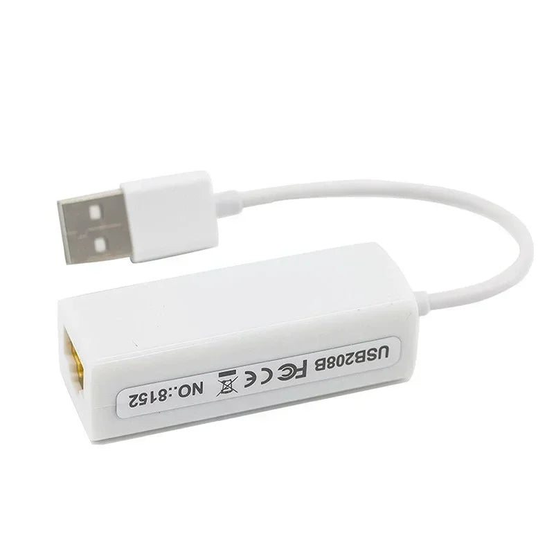 USB 2.0 to RJ45 LAN Adapter – 10/100Mbps Network Card USB LAN Adapter Qme