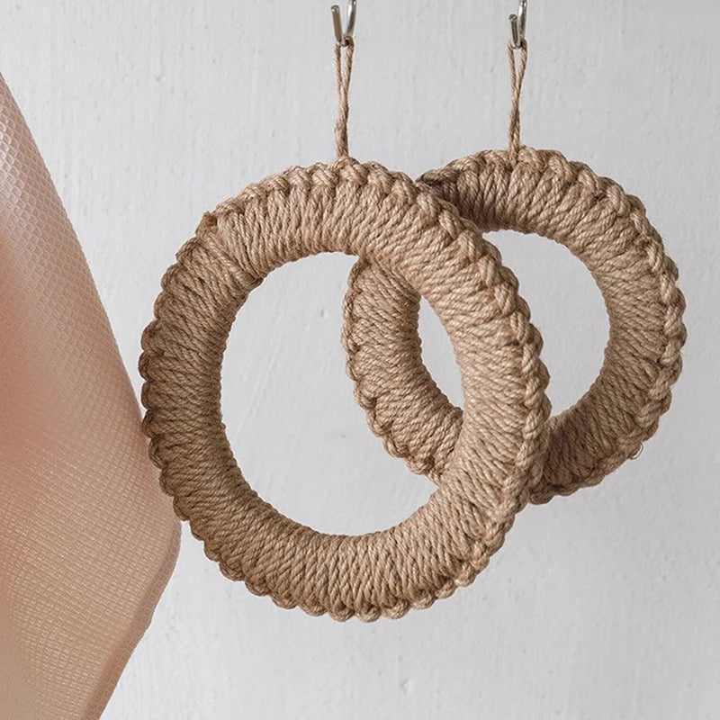 Hemp Rope Braided Pot Holder Trivet & Placemat – 3 Sizes Braided Pot Holder Trivet Qst