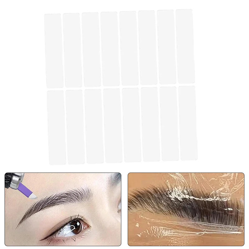 Clear Acrylic Microblading Applicator Strips 10/20 Pcs Microblading Accessory Qst