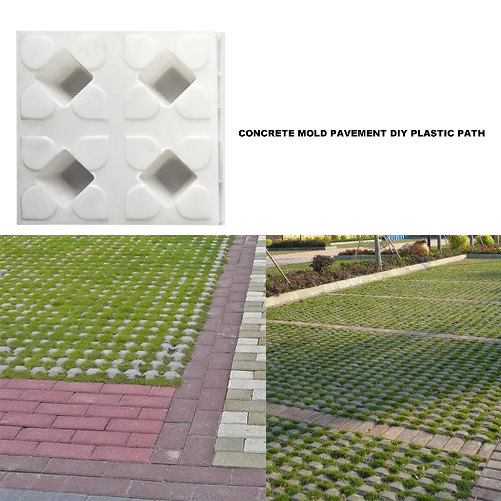 DIY Concrete Stepping Stone Brick Mold – Garden Path Maker Garden Path Mold Qme