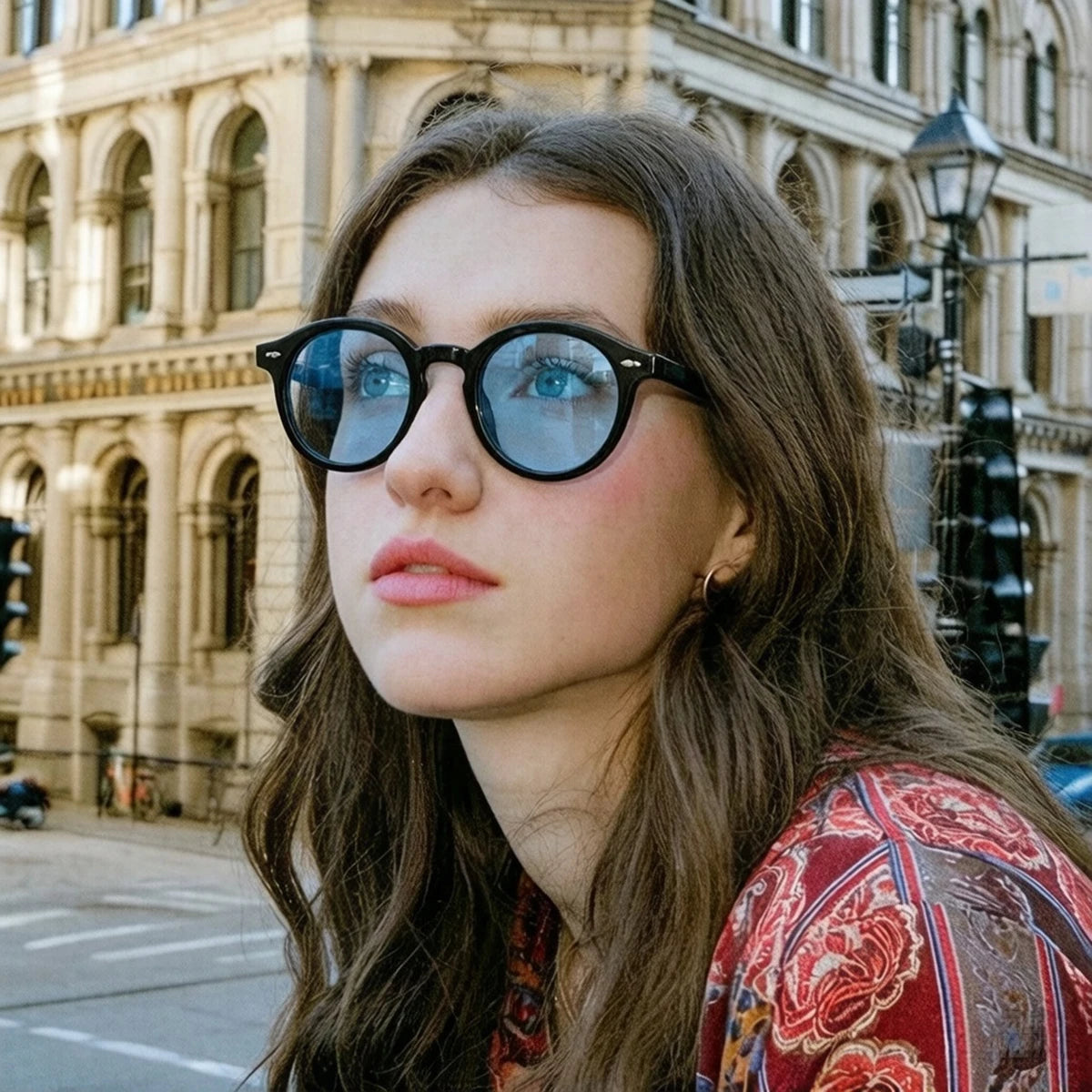 VOPHA Retro Round Sunglasses UV400 Unisex – S03 with Strap Fashion Sunglasses Qst