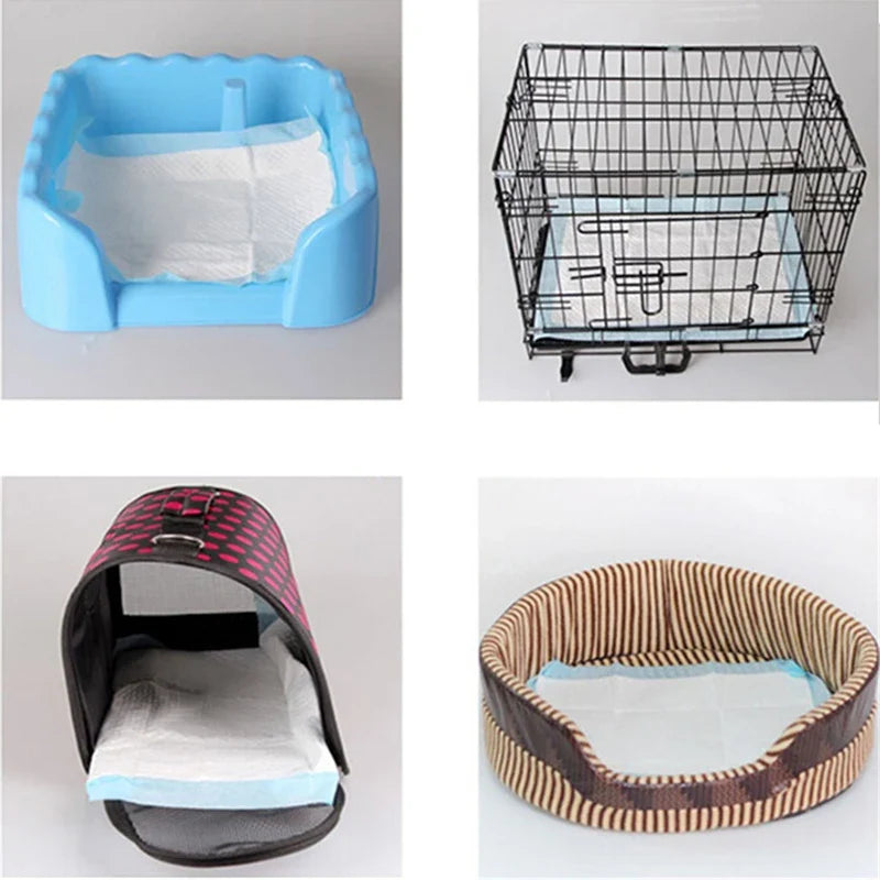 Disposable Thickened Dog & Cat Training Pee Pads – 5 Sizes Pet Training Pads Qme
