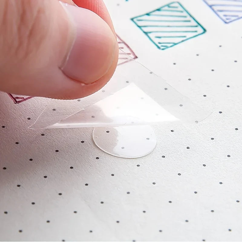 3-Roll Transparent Double-Sided Dot Tape – Scrapbook & Crafts Craft Adhesive Tape Qme