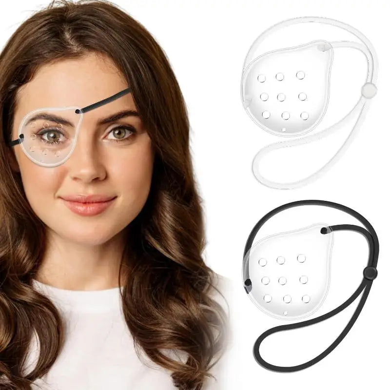 Adjustable Transparent Breathable Single-Eye Protective Mask Eye Protective Shield Qme
