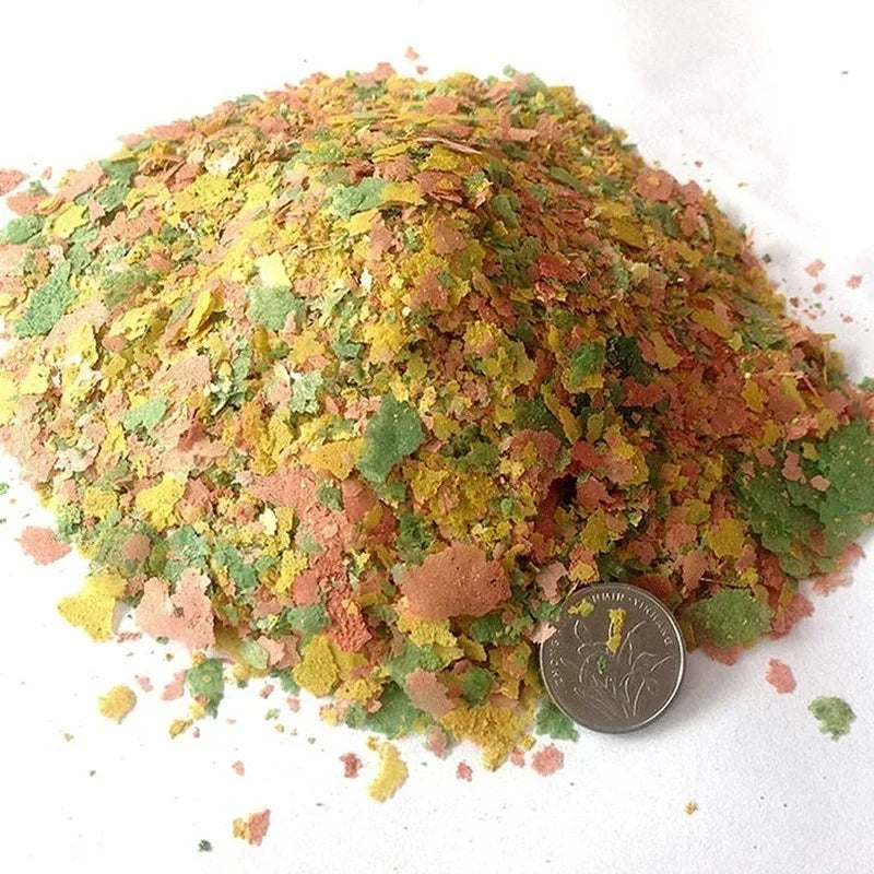 Tropical Ornamental Fish Thin Slice Food – Aquarium Feed 100g Aquarium Fish Food Qme
