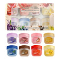 8-Piece Fruity Lip Balm Set – Moisturizing & Smoothing Lip Care Lip Balm Set Qme 8pcs-set