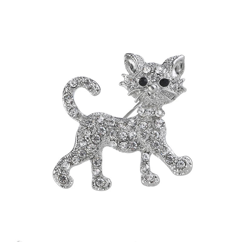 Zodiac Horse Kitten Brooch – Alloy Animal Corsage Pin Animal Brooch Pin Qst A1