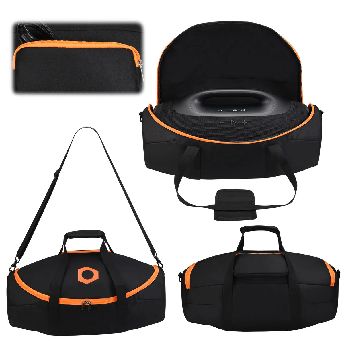 Transparent Carry Bag for JBL Boombox 4 | Sound-Permeable TPU Speaker Carry Bag Qme