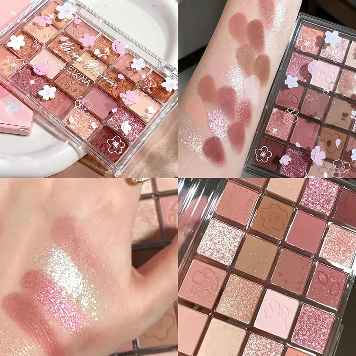 20-Shade Matte & Shimmer Brown Eyeshadow Palette | Qme Eyeshadow Palette Qme