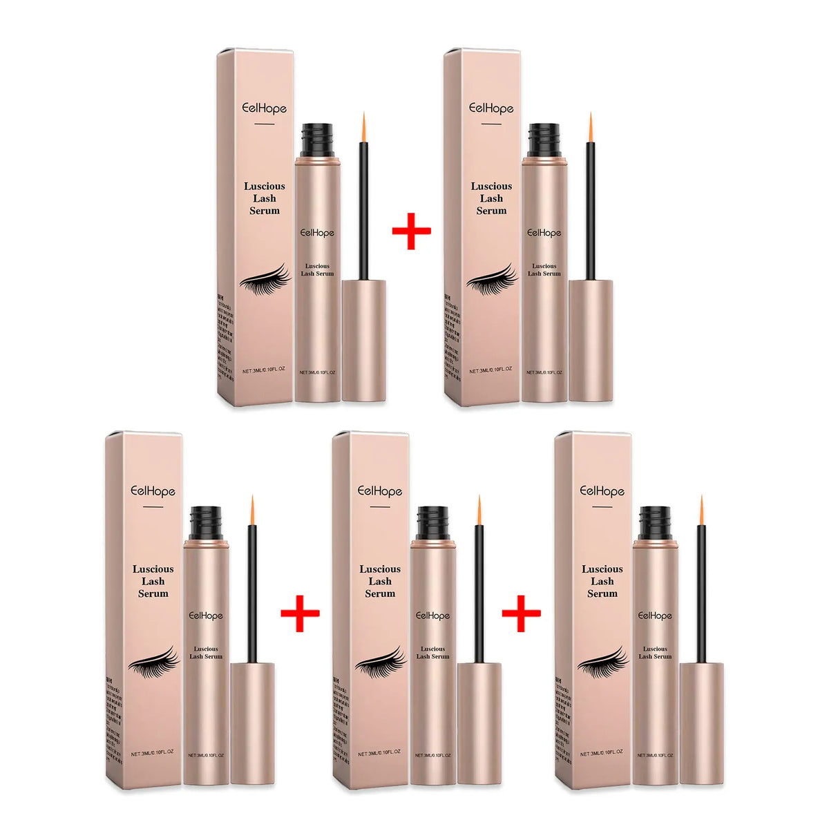 Eelhope Eyelash Growth Serum – Fuller, Longer & Thicker Lashes Eyelash Growth Serum Qst 15ml boxed