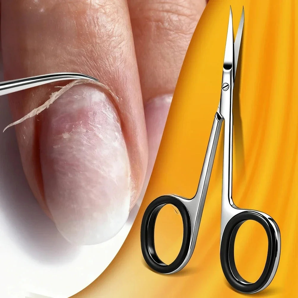 Cuticle Scissors Stainless Steel Extra Fine Curved | Qme Cuticle Scissors Qme