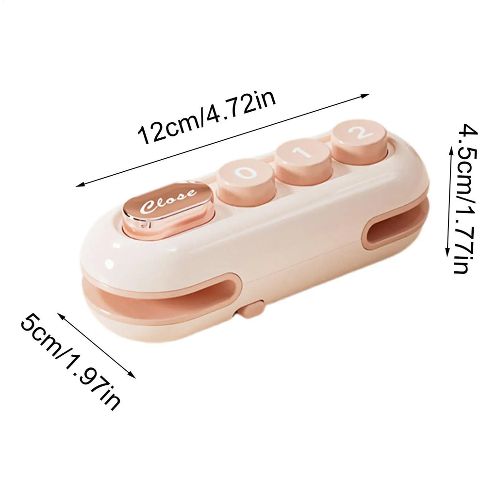 Rechargeable Bag Sealer & Cutter with Magnetic Fridge Clip Bag Sealer Cutter Qme