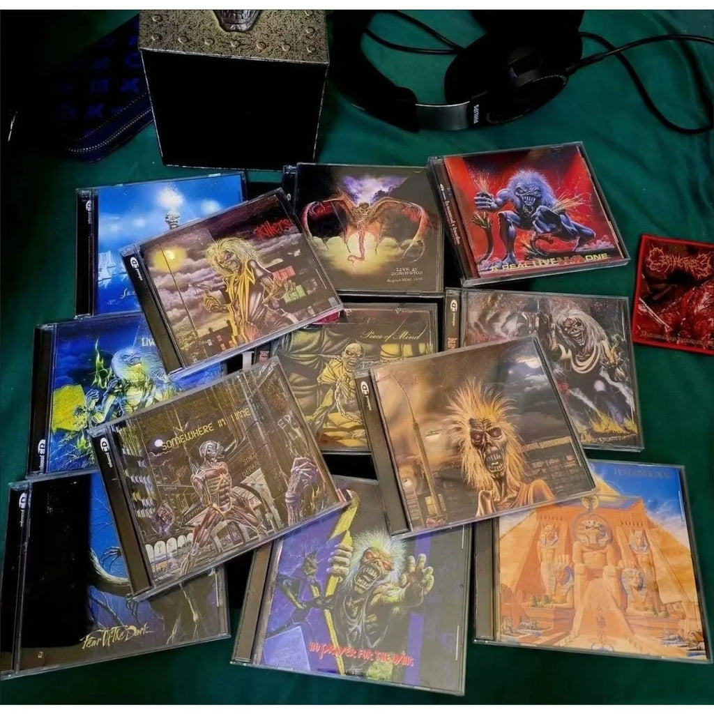 Metal Music 15CD Premium Embossed Box Collection | Full Studio Set CD Box Set Qme