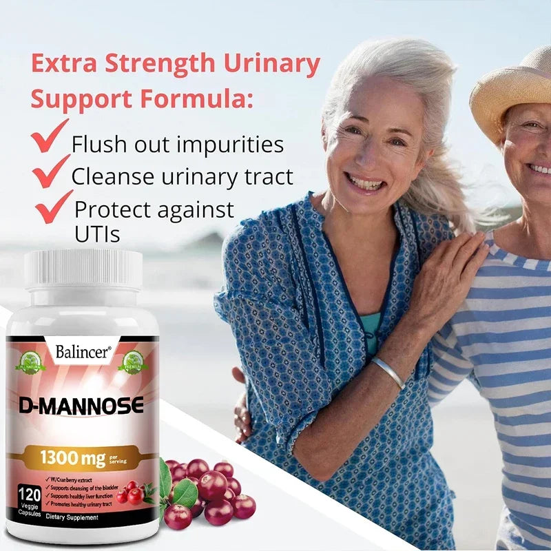 Cranberry Capsules 120ct – Urinary & Immune Support Herbal Supplement Qst