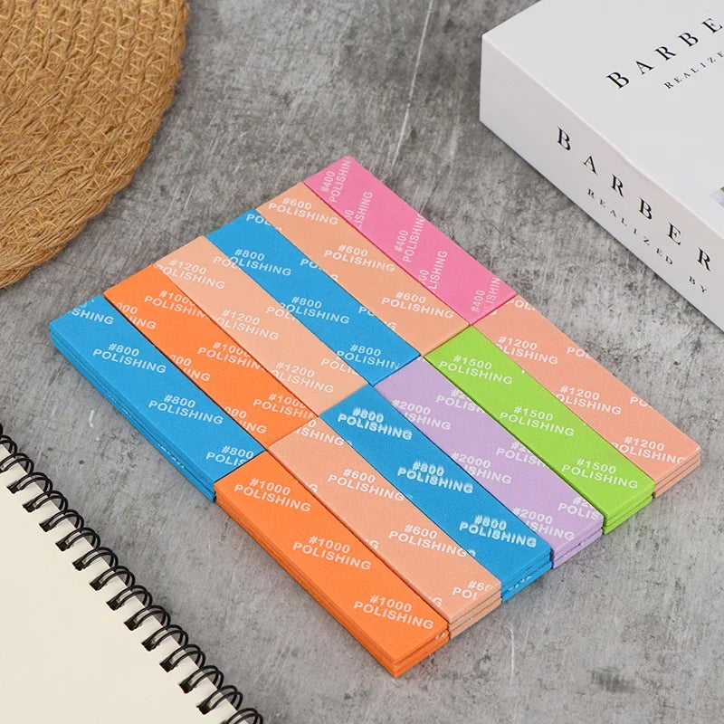 Semi-Rigid Sanding Sticks 9pcs | 400–2000 Grit Model Making Model Sanding Sticks Qme