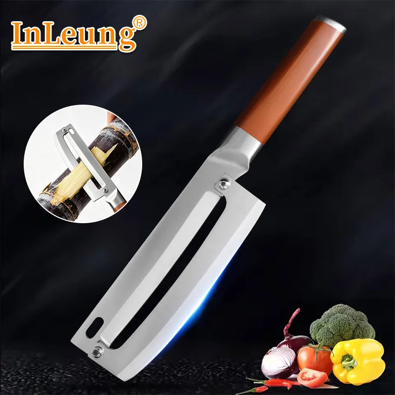 Stainless Steel Multifunctional Peeler – Sugarcane, Pineapple & Veg Vegetable Peeler Qst