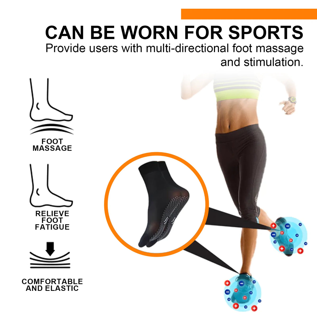 HOUKEA Thermal Ion Massage Socks – Warm Windproof Winter Socks Thermal Massage Socks Qst