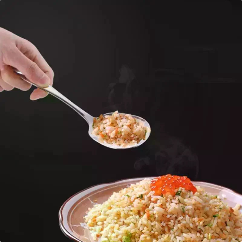304 Stainless Steel Serving Spoon – Soup, Salad & Ice Cream Serving Spoon Qme