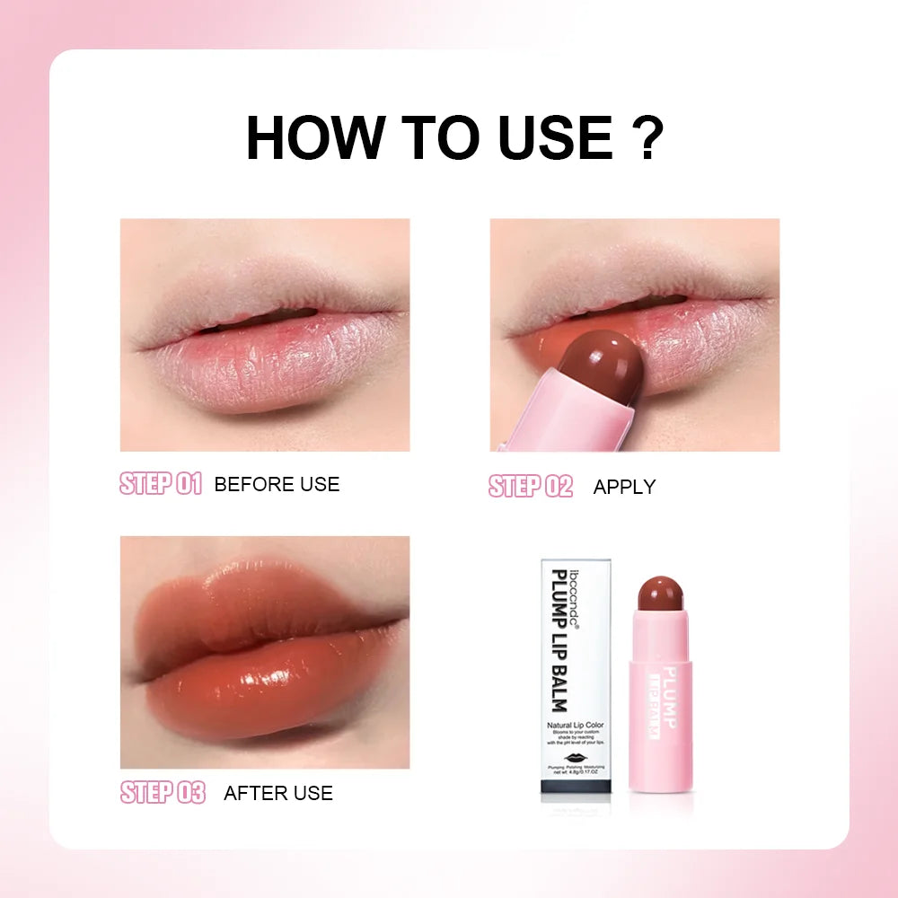 Tinted Plumping Lip Balm with Peptide – 4 Colors Tinted Lip Balm Qst