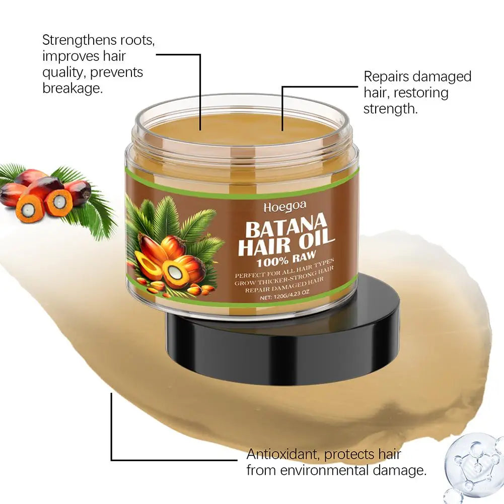 Organic Batana Hair Oil – Scalp & Hair Strengthening Treatment Hair Treatment Oil Qme