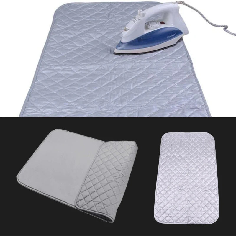 Portable Table Ironing Mat – Travel Clothes Press Pad Ironing Mat Qme