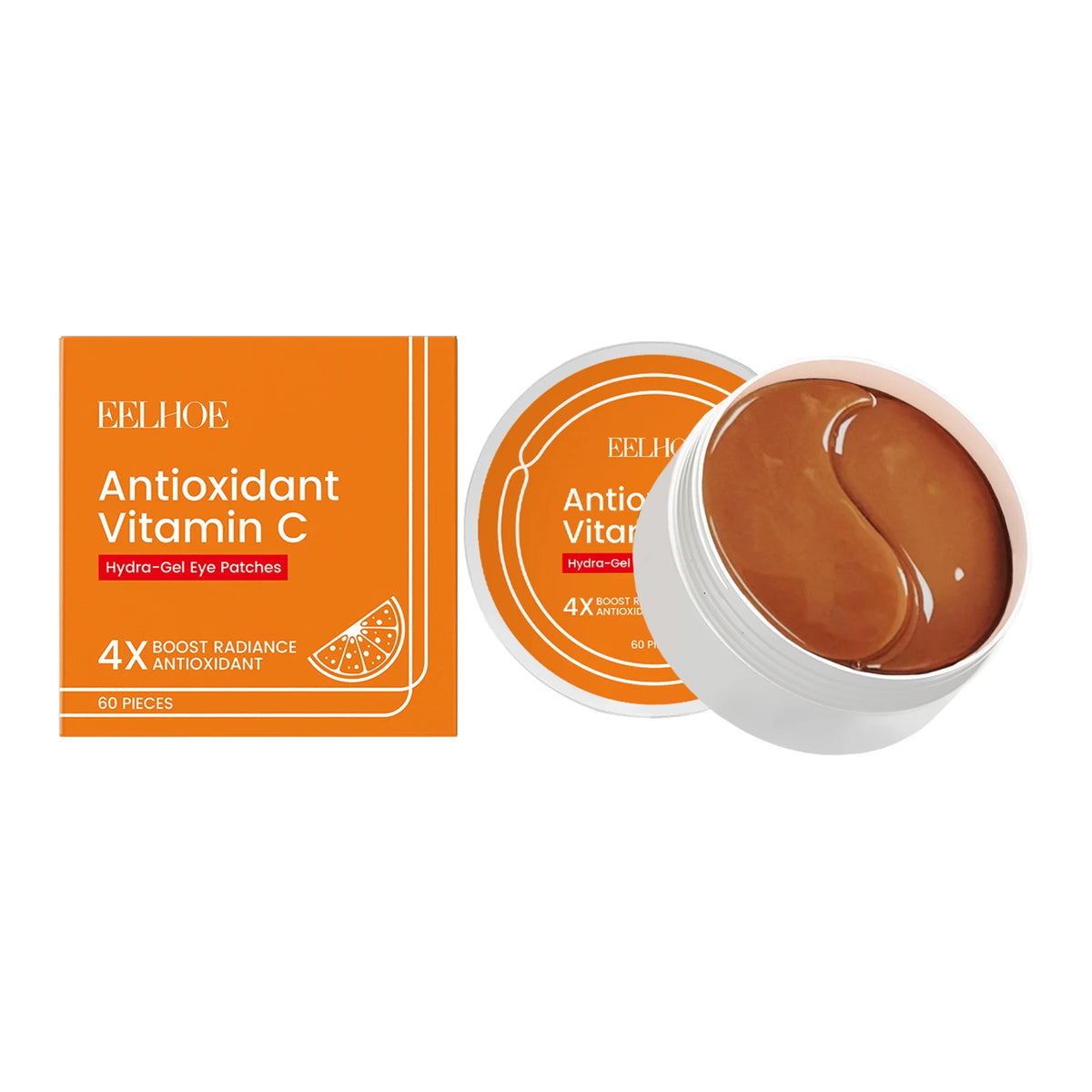 60 Pcs Vitamin C & Hyaluronic Acid Under-Eye Patches – Eelhoe Under-Eye Patches Qst 60 PIECES