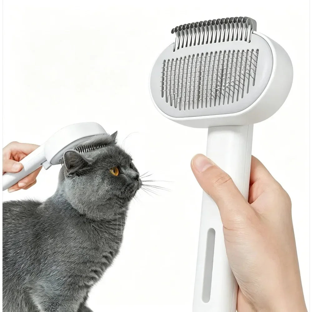 Professional Cat Deshedding Brush – All Hair Types | Qme Cat Deshedding Brush Qme