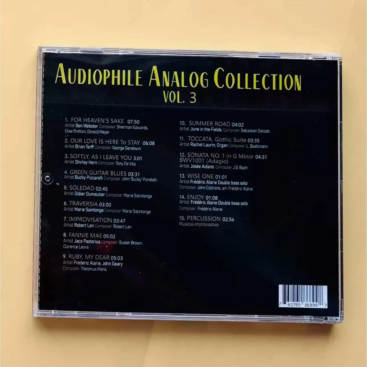 Audiophile Test Demo 2CD Album – Black Background Edition Audiophile Demo CD Qme