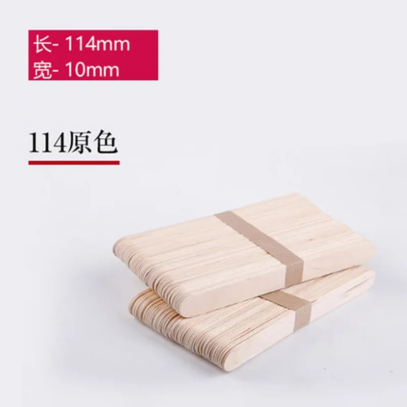Colored Wooden Craft Sticks for Kids DIY Projects – 50 Pcs Wooden Craft Sticks Qme 114 10W