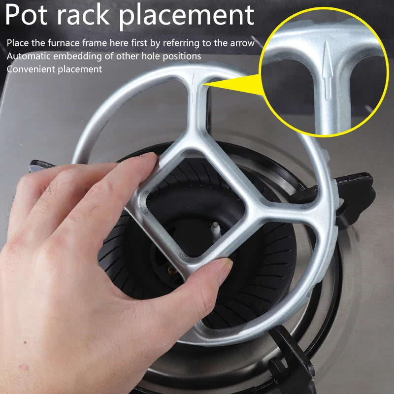 Wok Ring Support Rack – Gas Burner Stand for Round Bottom Wok Wok Ring Stand Qst