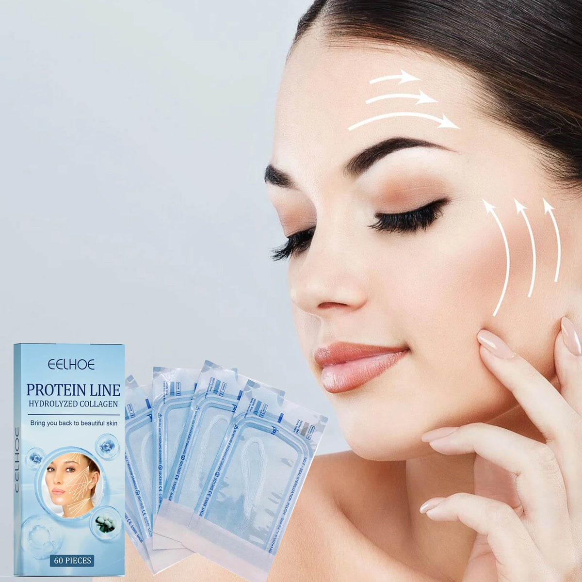 Eelhoe Protein Lifting Thread – Firming & Hydrating Face Serum Facial Lifting Serum Qst