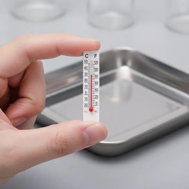Miniature Paper Cardboard Thermometer Indoor 20–50°C | 5×1cm Indoor Thermometer Qme