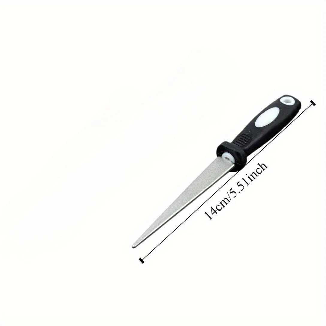 Dual-Sided Diamond Sharpening Stone for Knives & Scissors Diamond Knife Sharpener Qme 1pc M