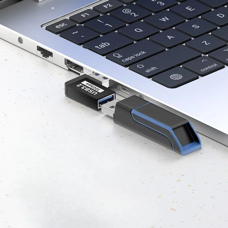 90 Degree USB 3.0 Right Angle Adapter – Upward Male to Female USB Angle Adapter Qme