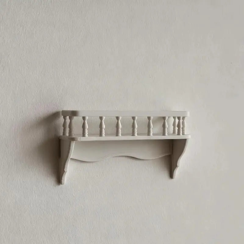 1:12 Dollhouse Wall Mounted Storage Rack Miniature Decor Dollhouse Accessory Qme