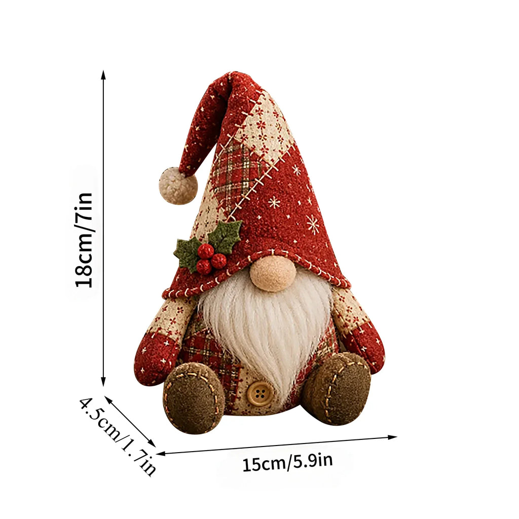 Gnome Sewing Craft Kit – Pre-Cut Fabric, Thread & Needles DIY DIY Sewing Craft Kit Qme