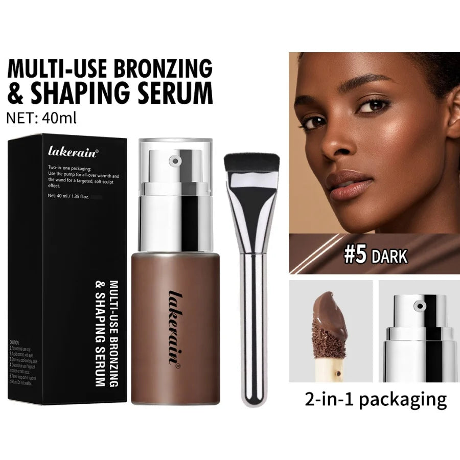 Multicolor Contouring Concealer Liquid Essence with Brush Liquid Concealer Qst 05