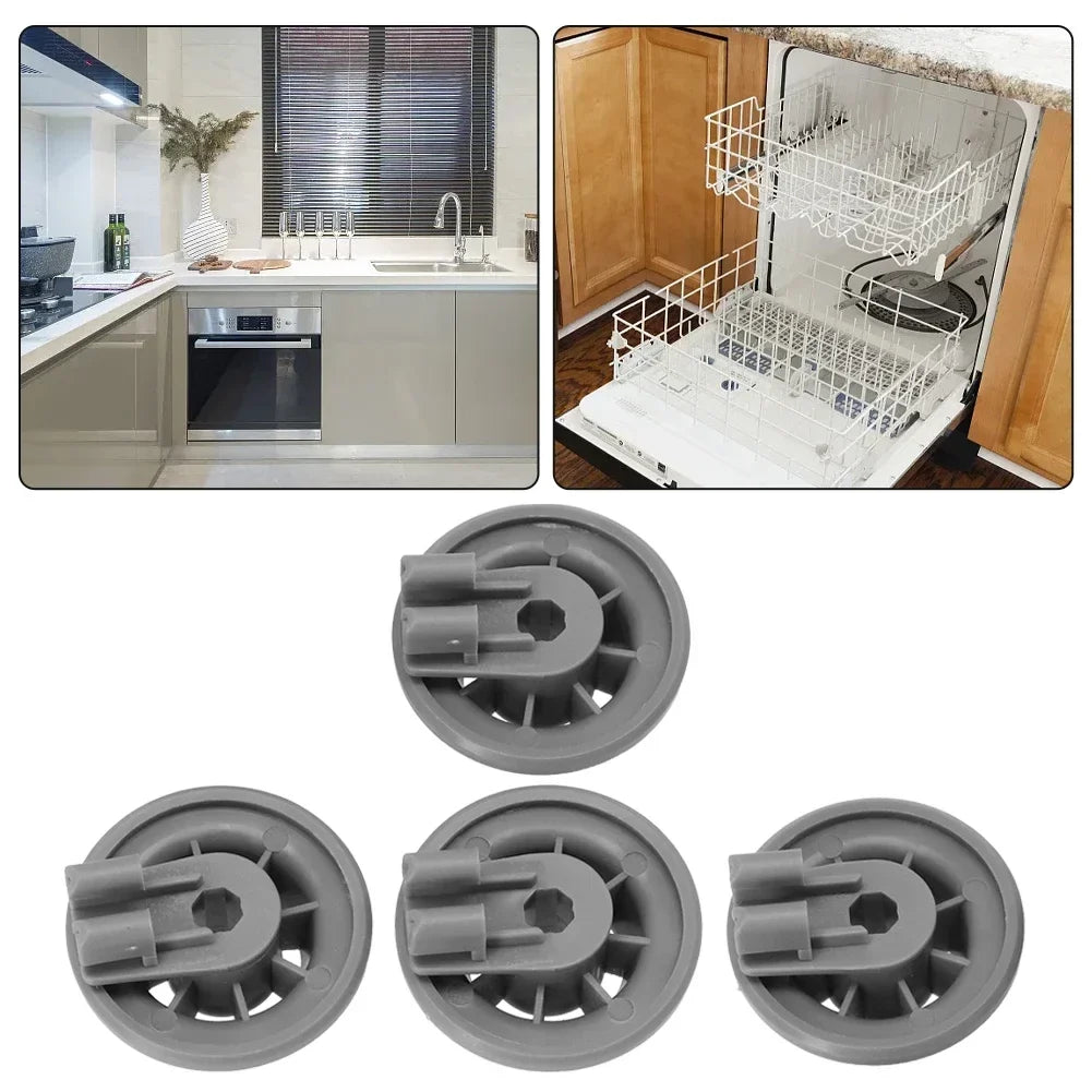 Dishwasher Lower Basket Wheels Bosch Siemens 611475 (4-Pack) Dishwasher Spare Part Qme Default Title