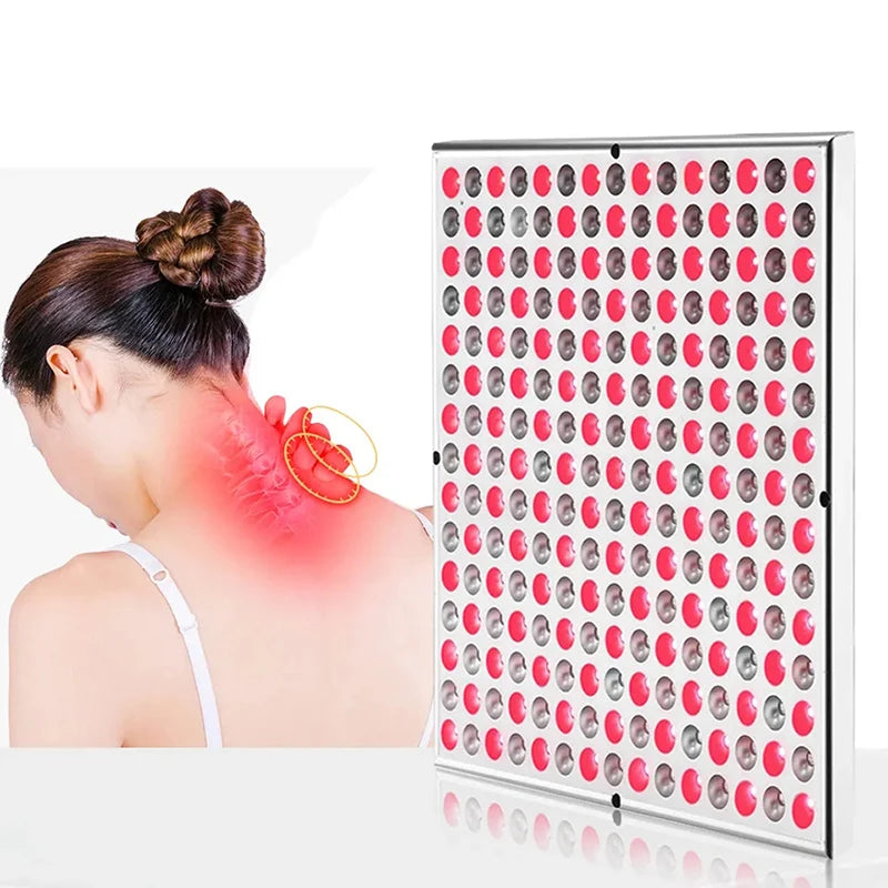 Red Light Therapy Panel 225 LEDs 660nm 850nm 45W | Vilnason Light Therapy Panel Qst