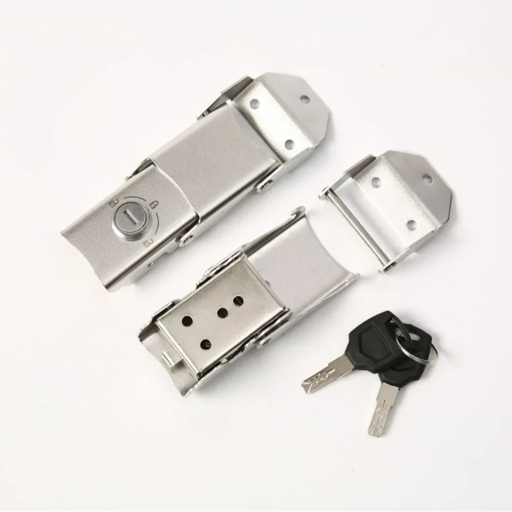 Stainless Steel Detachable Buckle Lock for Motorcycle Trunk Motorcycle Trunk Lock Qme