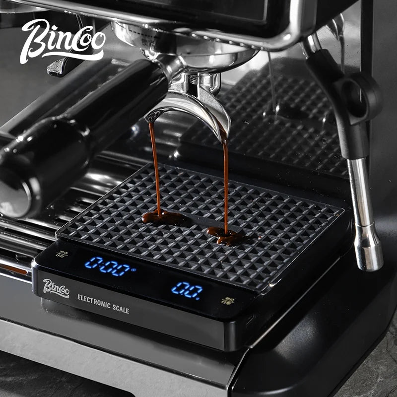 Bincoo Pour Over Coffee Scale – Rechargeable Timer & Waterproof Coffee Scale Qst