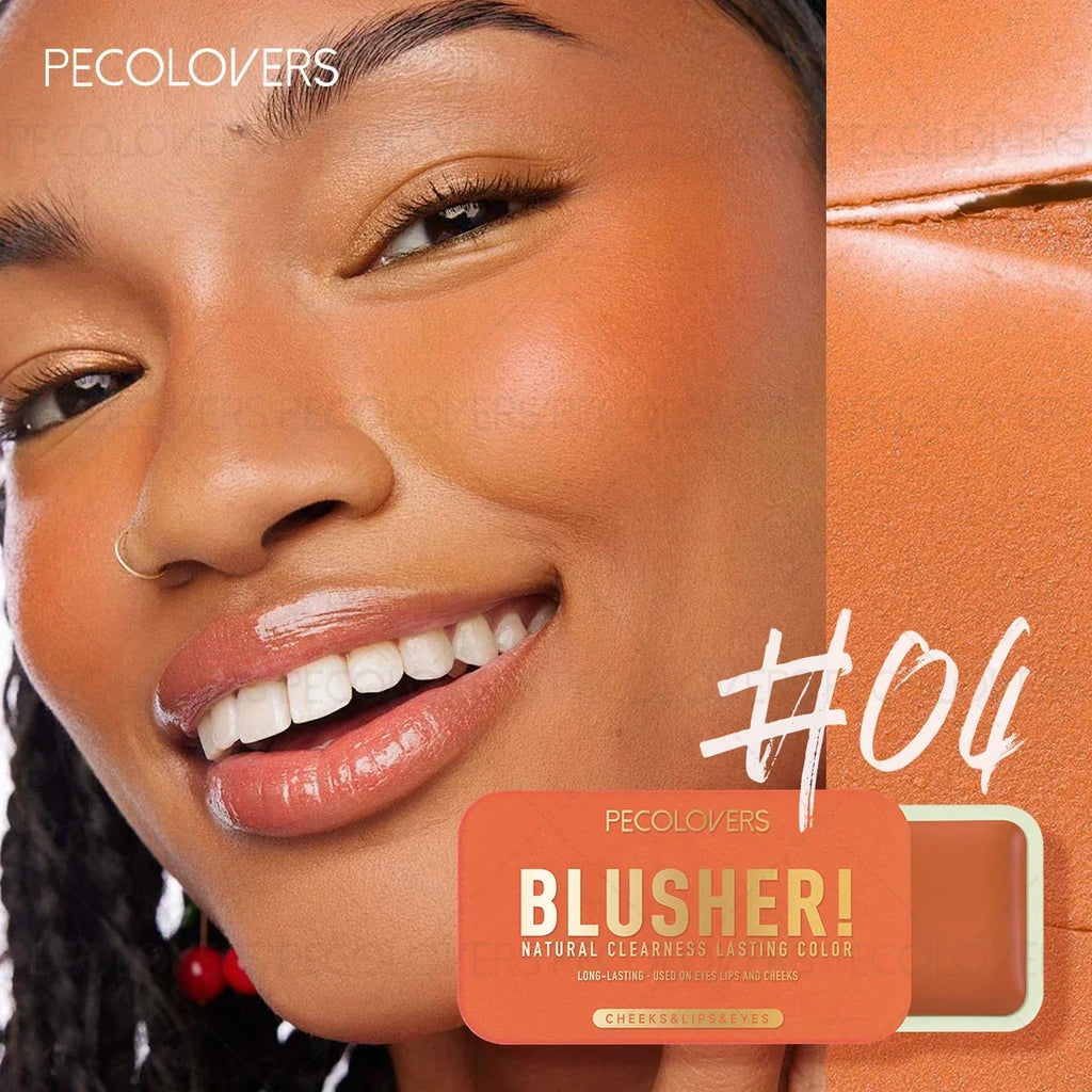 Qme Waterproof Matte Blusher – Natural Finish Eye & Cheek Matte Blush Qme 04