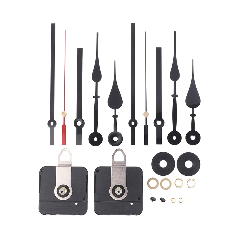 Silent Quartz Clock Movement Kit with Hands – DIY Repair Set Clock Movement Kit Qst