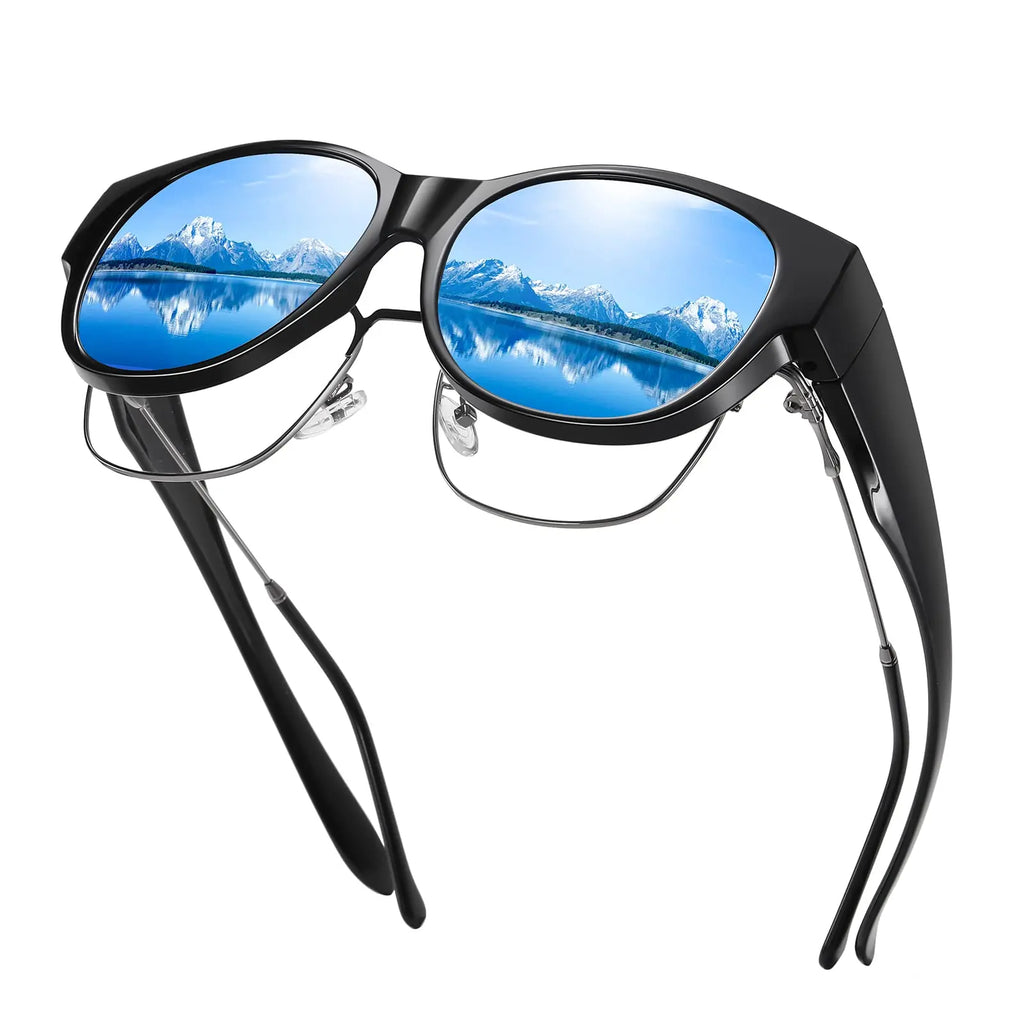 VOPHA Retro Fit-Over Sunglasses UV400 Polarized – Men & Women Fit-Over Sunglasses Qst
