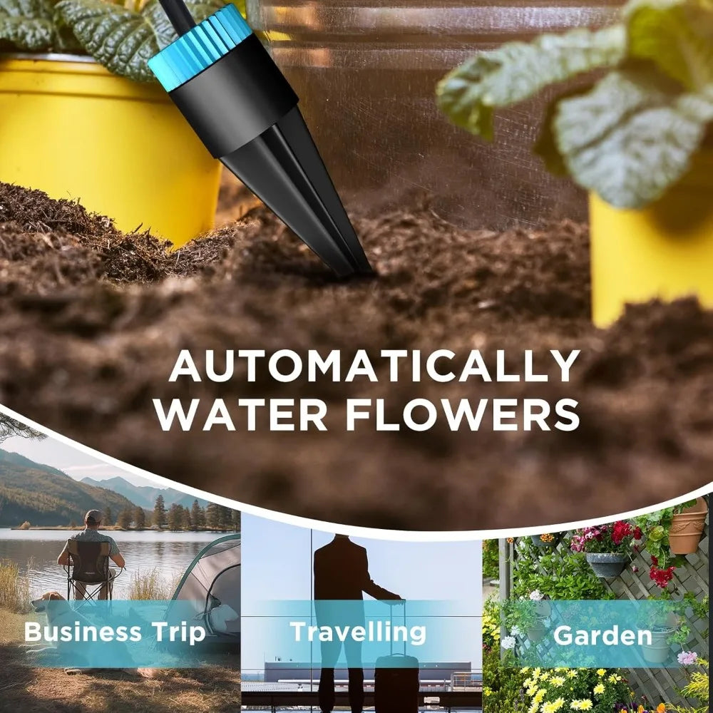Automatic Drip Irrigation Kit – 10-Piece Garden Watering Nozzles Drip Irrigation Kit Qme